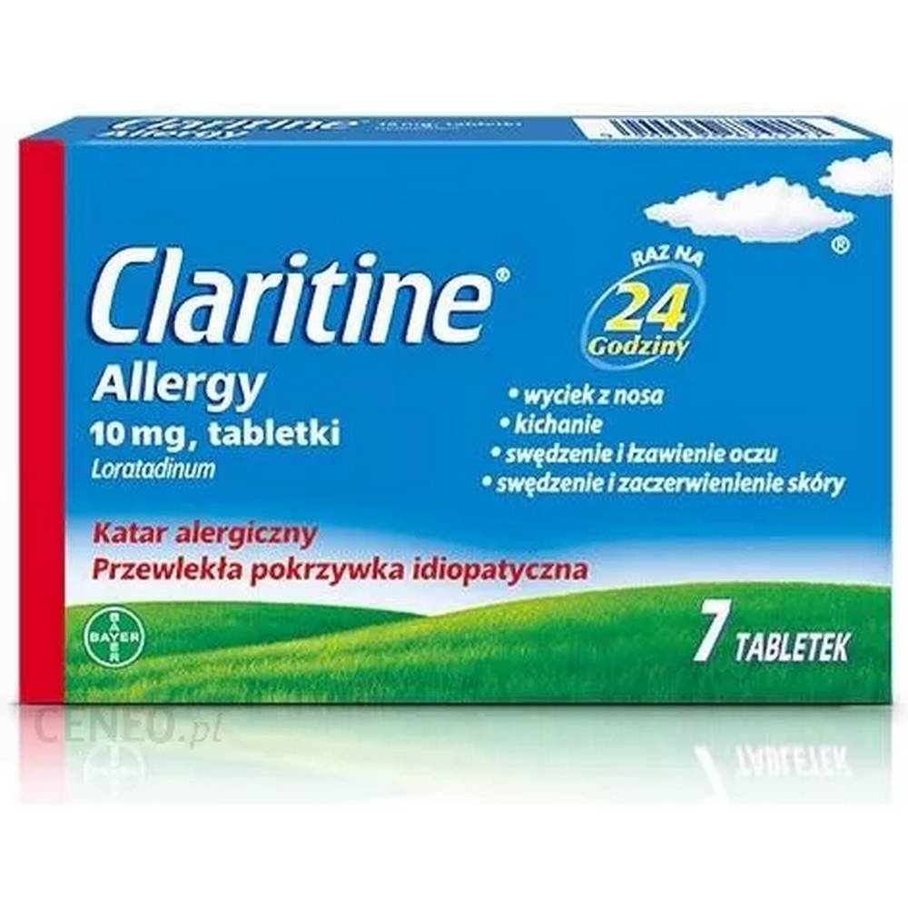 claritine allergy 10mg 7 Claritine® Allergy est indiqué dans le traitement symptomatique de la rhinite allergique et de l'urticaire chronique idiopathique.