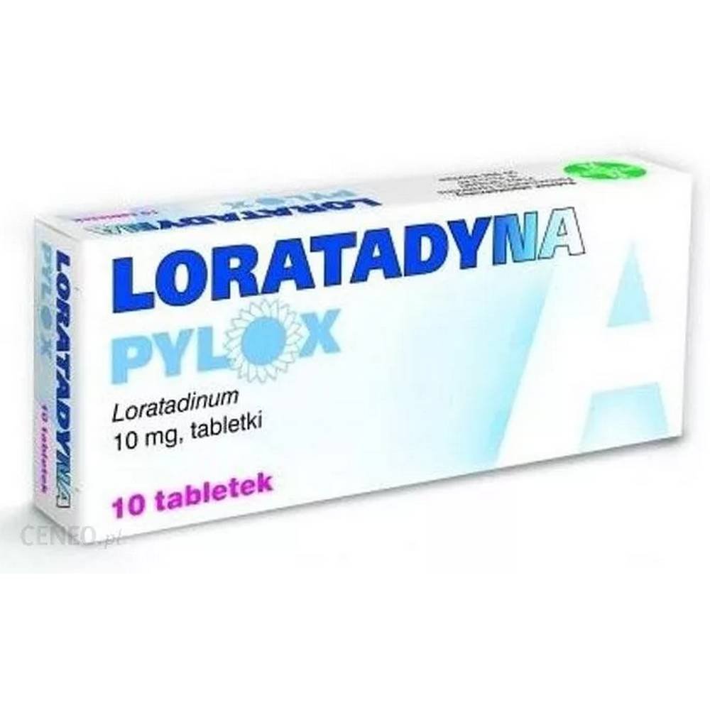 loratadyna pylox 10mg 10 Антигистаминный препарат длительного действия Лоратадин Пилокс 10 мг применяют в случае сезонного и круглогодичного аллергического ринита, хронической идиопатической крапивницы.