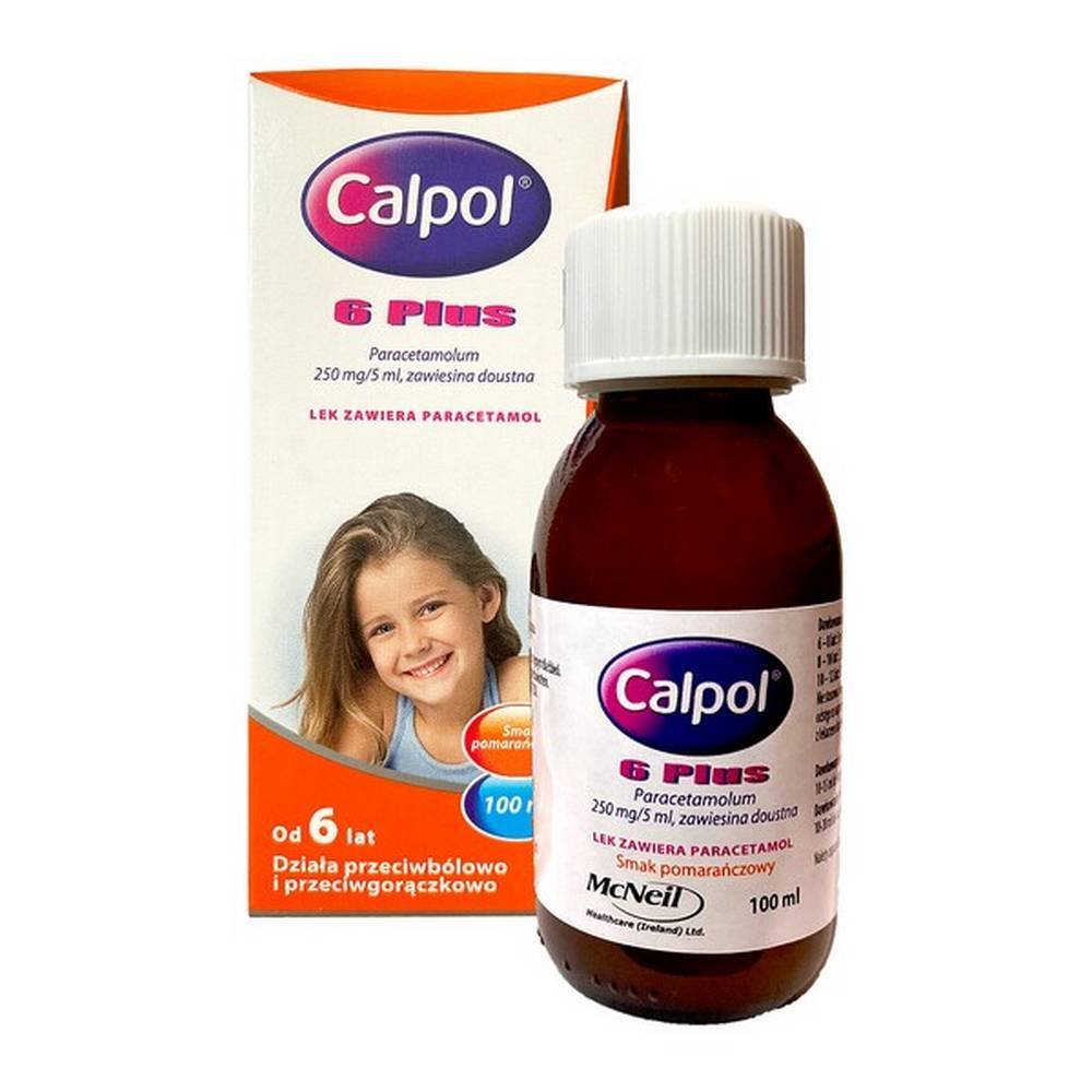 calpol 6 plus oral suspension 250mg5ml 100ml mcneil healthcare La suspension Calpol 6 Plus est un médicament à utiliser contre la douleur et la fièvre chez les enfants à partir de 6 ans, par ex. pendant le rhume et la grippe.