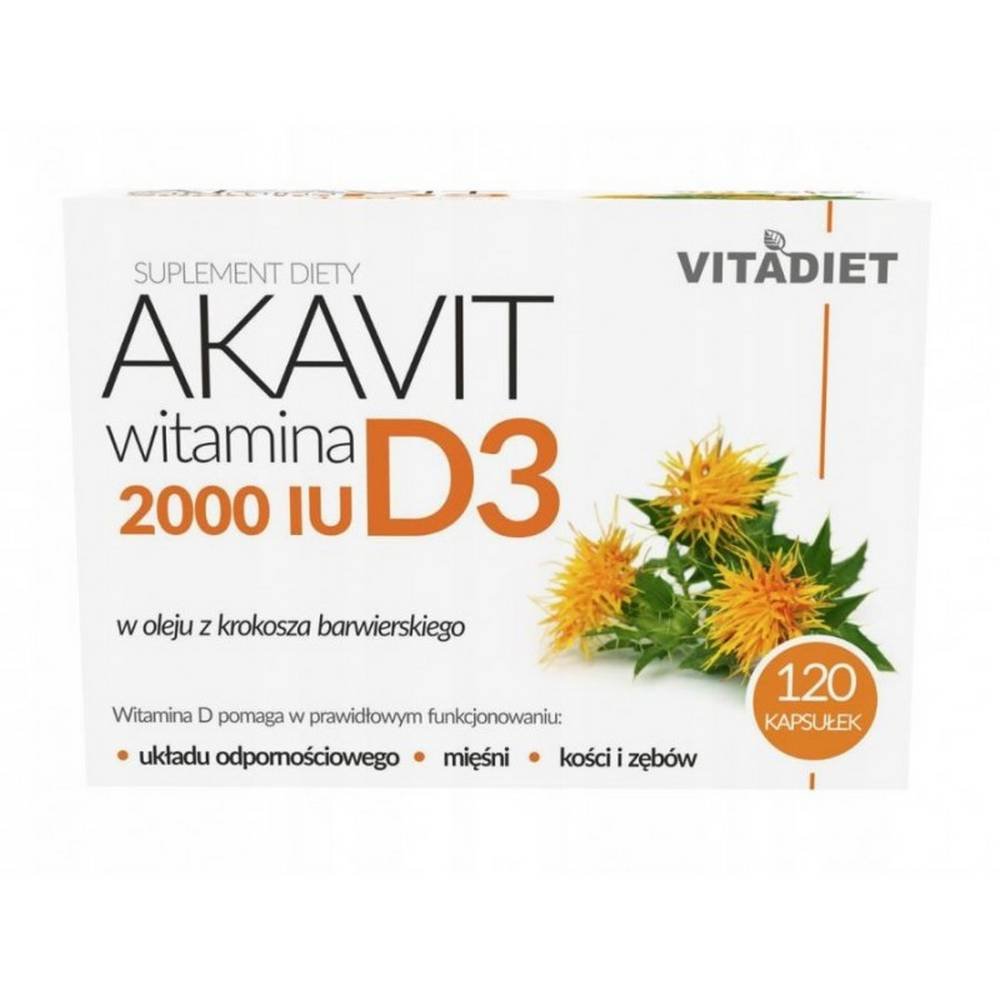 vitamin d3 2000 iu soft capsules 120 pieces vitadiet La vitamine D soutient le bon fonctionnement du système immunitaire, des muscles, des dents et des os.