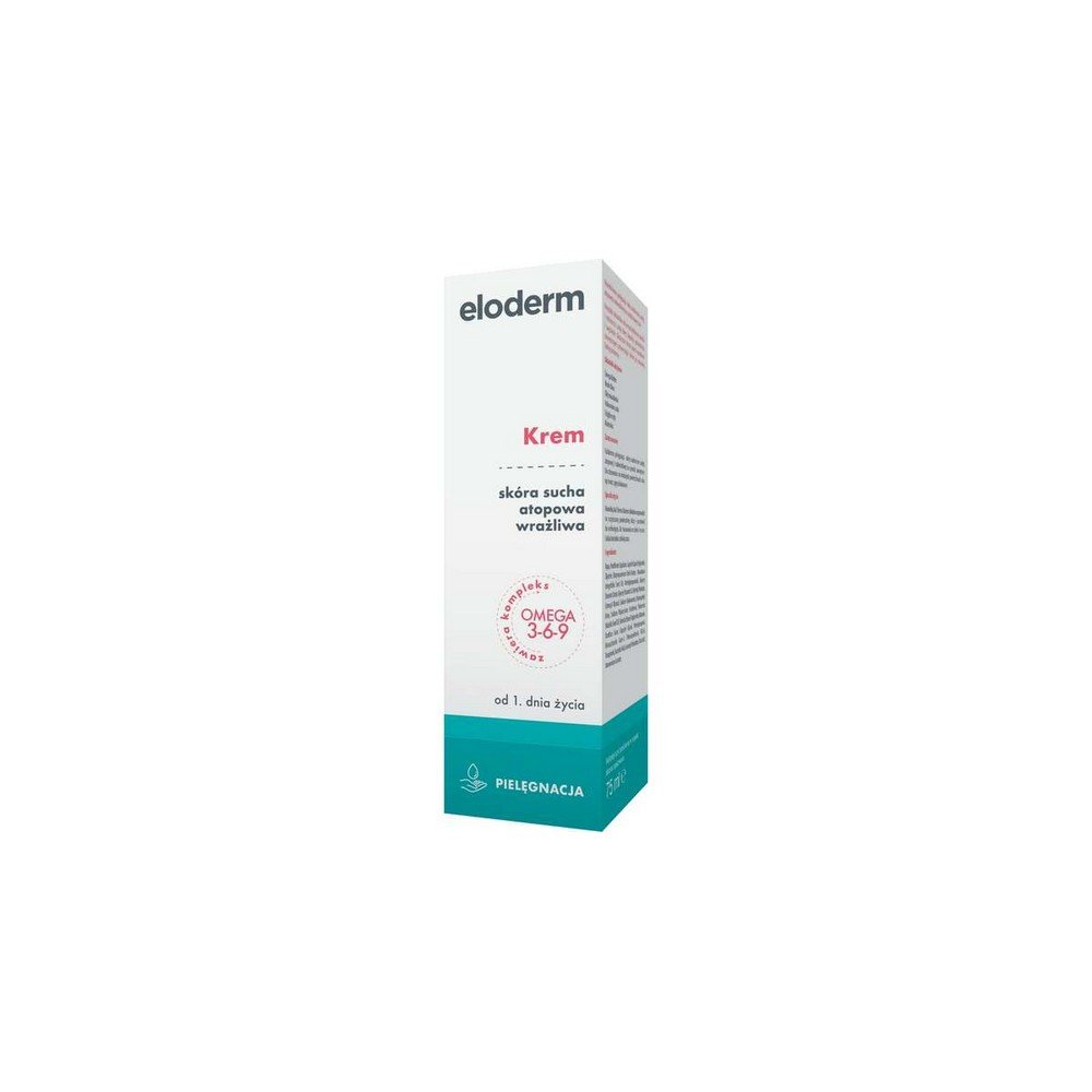 eloderm cream active from the first day of life 75ml Крем Eloderm Active глубоко увлажняет и смазывает чрезмерно сухую кожу, успокаивая раздражения и стойкий зуд.