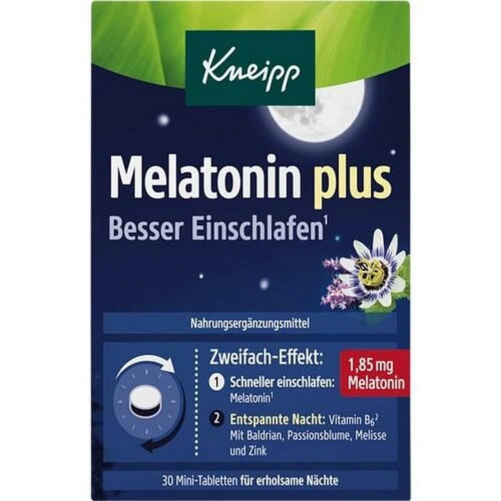 kneipp melatonin plus 185 mg 30 La mélatonine aide à réduire le temps nécessaire pour s'endormir.