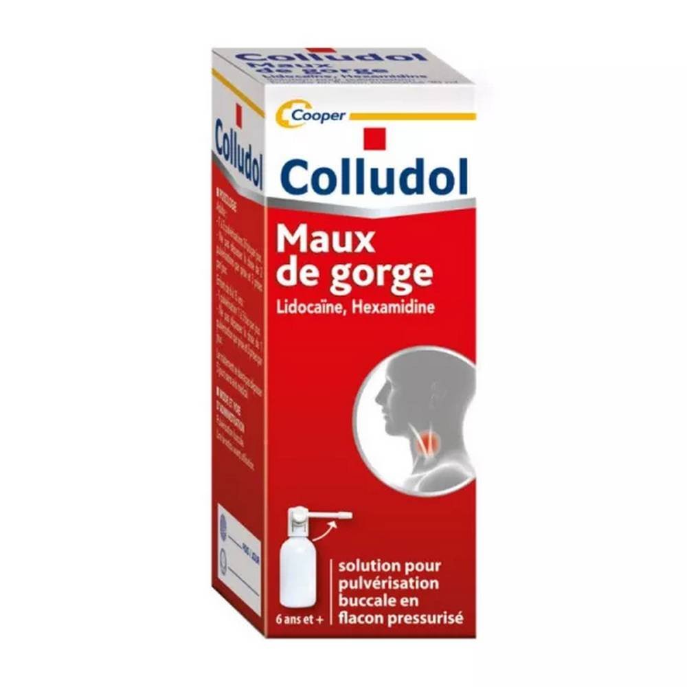 colludol 30 cooper Sore throat - Ages 6 and up