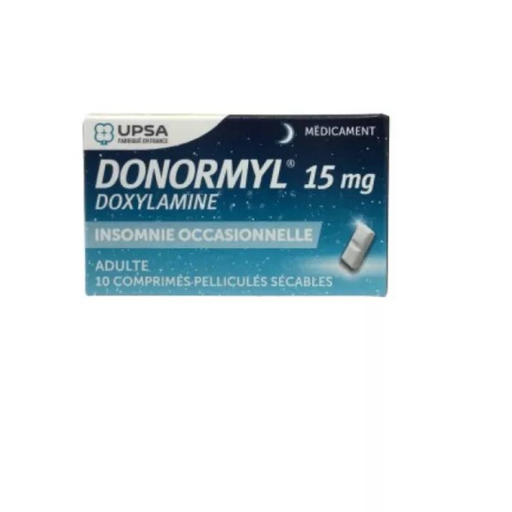 donormyl 15 mg scored tablets 10 upsa Периодическая бессонница - взрослый