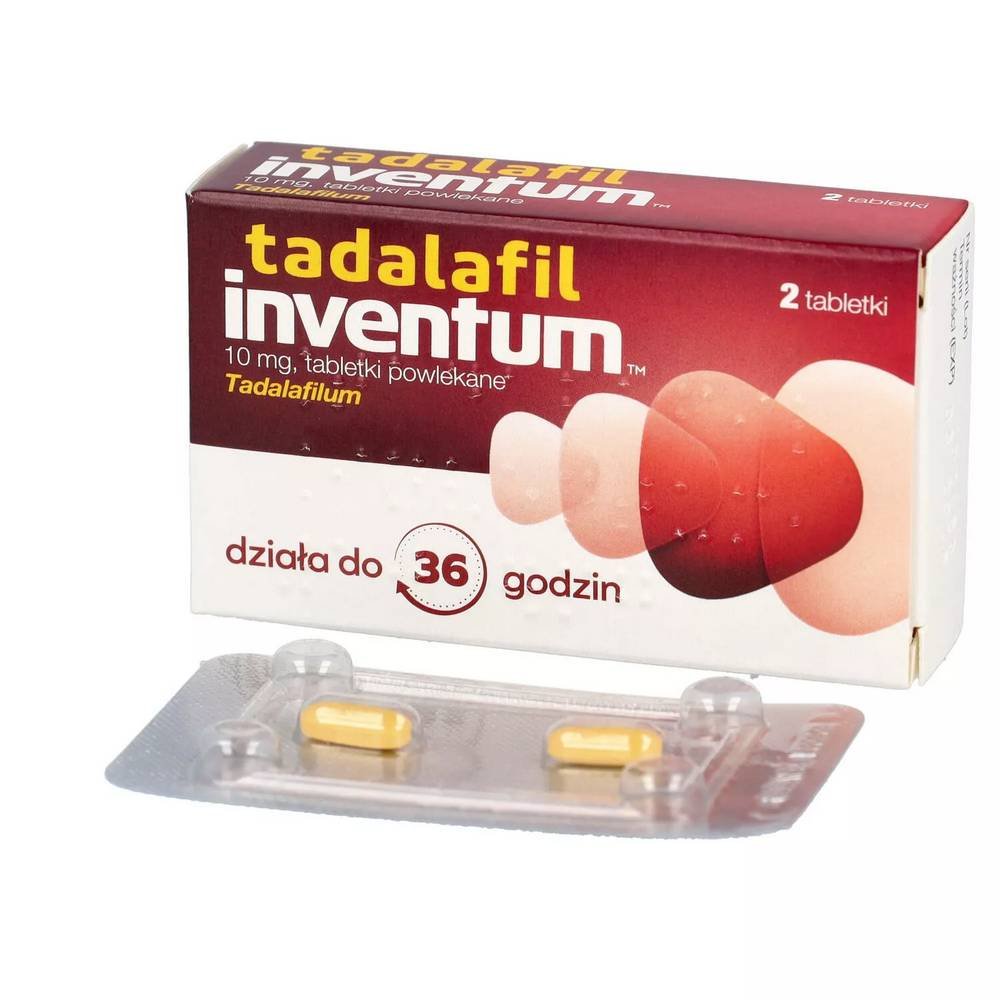 tadalafil inventum 10 mg 2 tabletki Tadalafil Inventum est utilisé pour traiter la dysfonction érectile chez les hommes adultes.