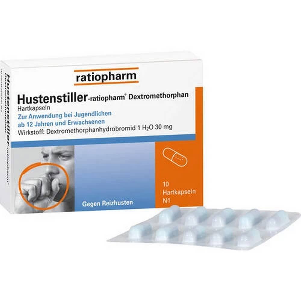 hustenstiller dextromethorphan kapseln 10 stk The drug is used to treat dry cough in adults and children aged 12 years and older.
