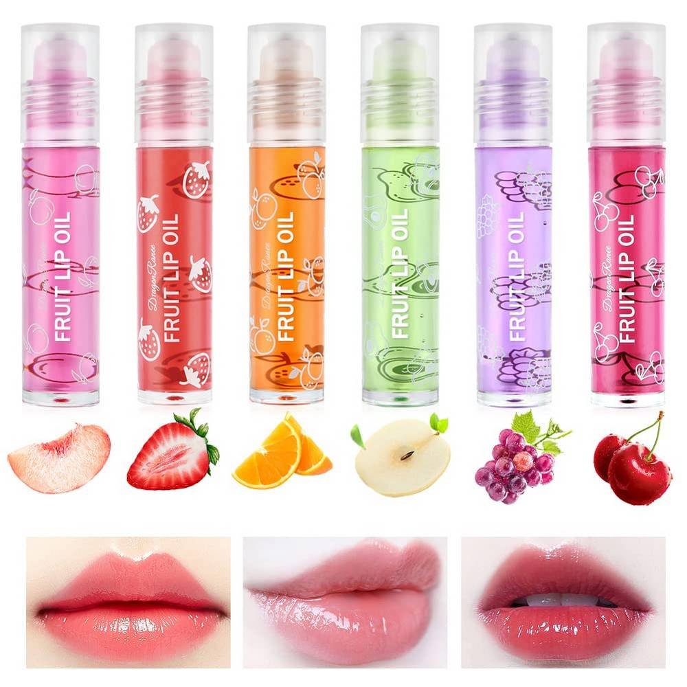 aoowu farblos roll on lip glow oil durchsichtig 6 Brillo de aceite de labios roll-on incoloro AOOWU, tono transparente 6, duradero, hidratante, nutre y da un brillo resplandeciente.