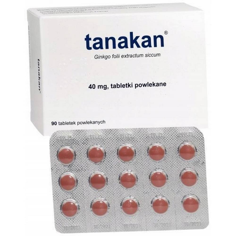 tanakan 004 g 90 tabletekinpharm для спокойствия-Tanakan, 0,04 g, 90 tabletek(INPHARM)s