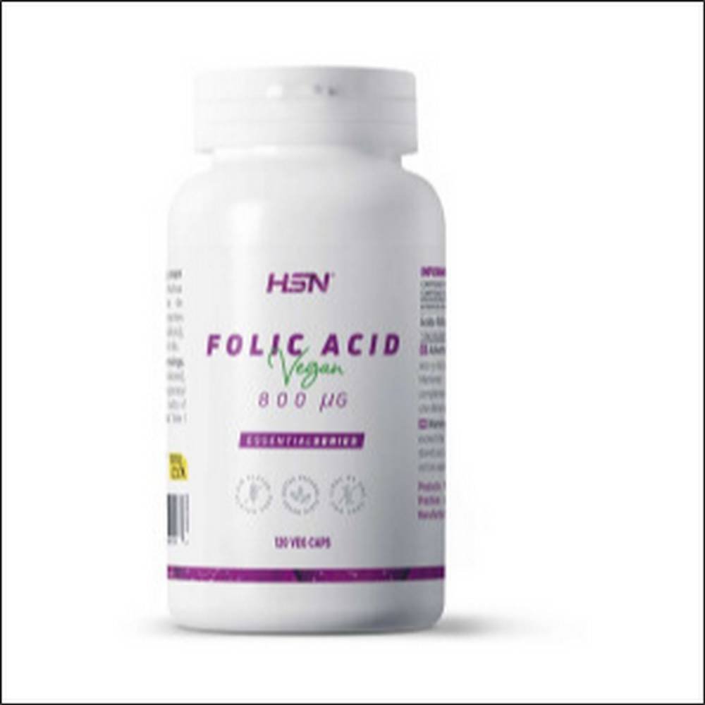 hsn folic acid 800mcg 120 veg caps Low red blood cell production - HSN Folic Acid 800mcg (120 veg caps)